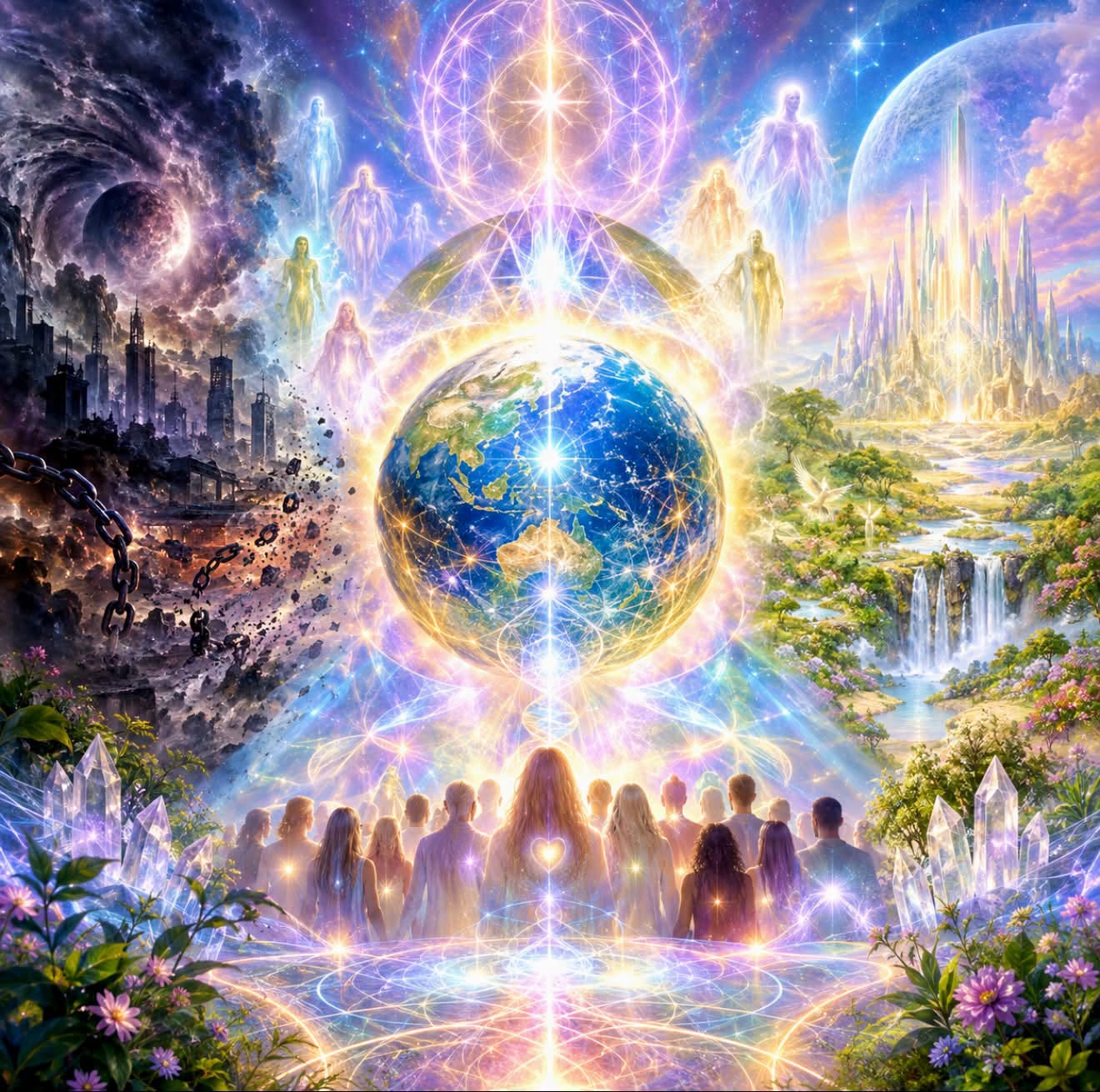 La Fin d’une Ère Sombre/Une Nouvelle Chronologie Terrestre, Ancrage dans les Fréquences de la Terre/Nouveaux Départs